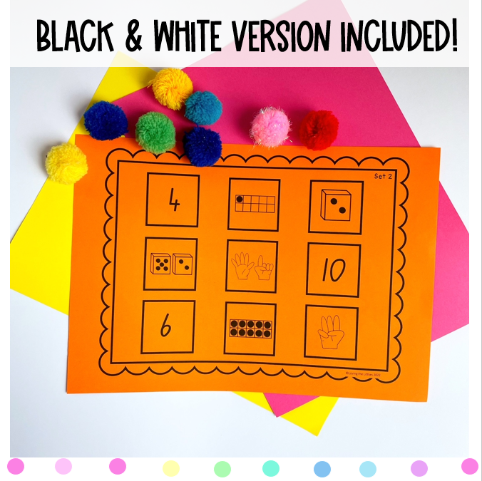 Number Bingo 1-10 | Prep/Kindergarten Maths Centres