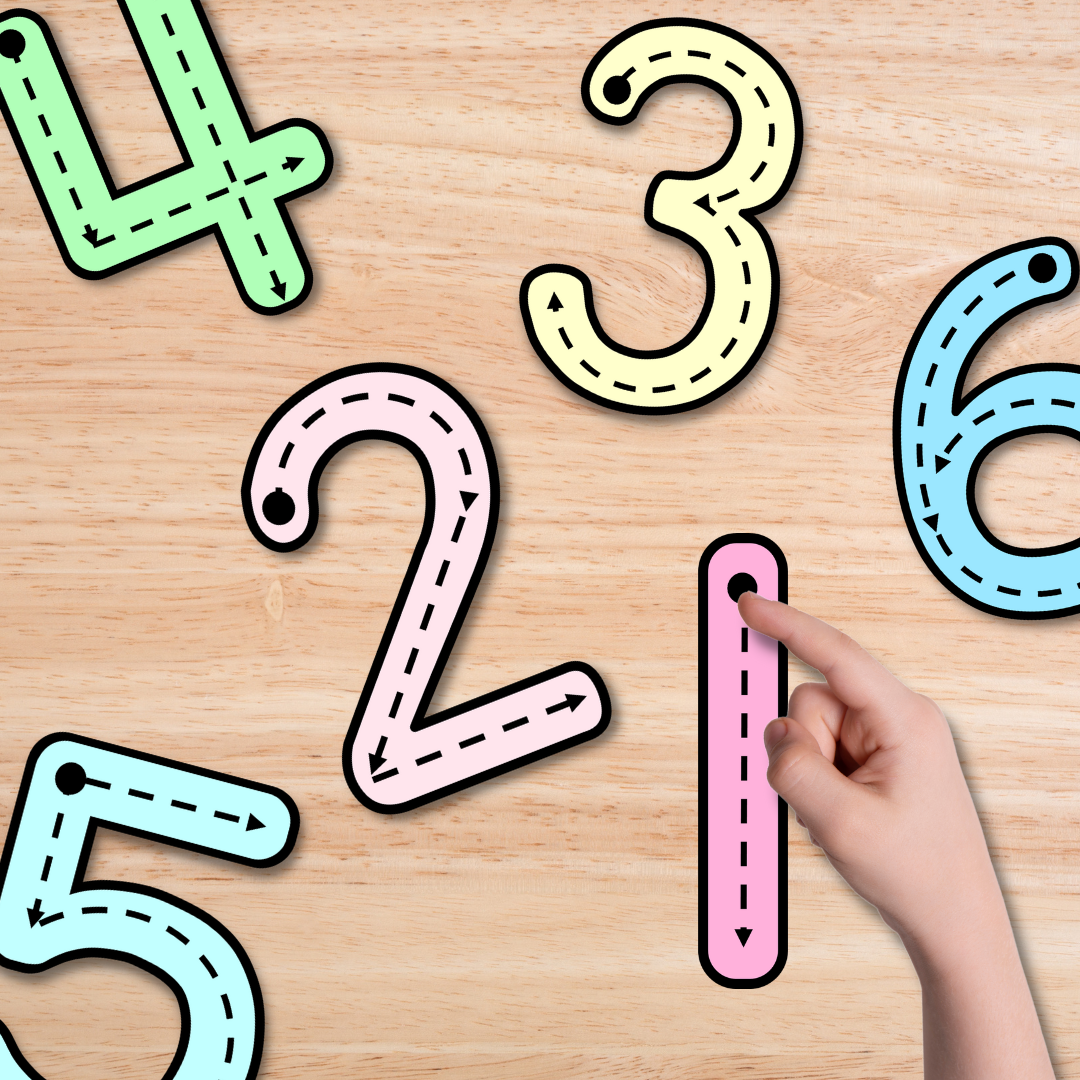Number Formation Posters | Digits 0-20 Finger Tracing