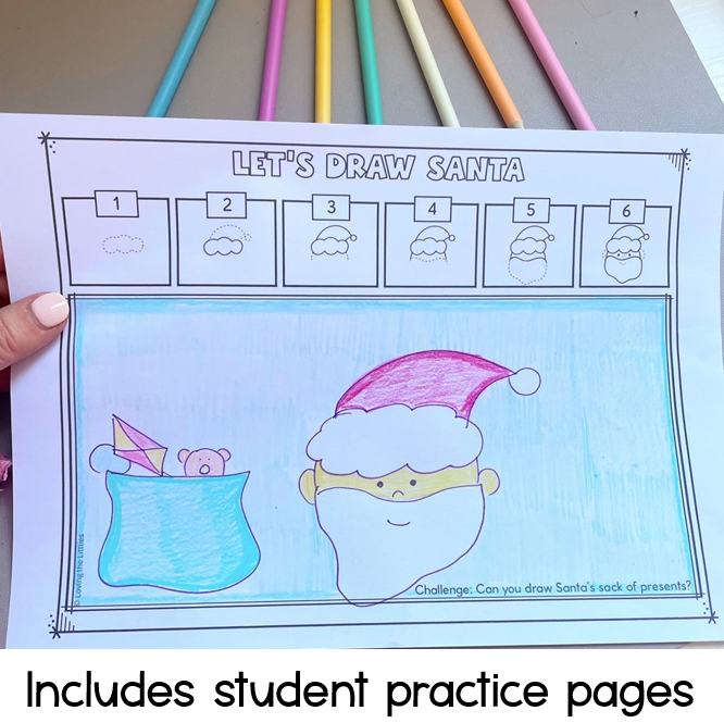 Step by Step Holiday Drawing Slides | Explicit Directed Drawing Christmas Easter