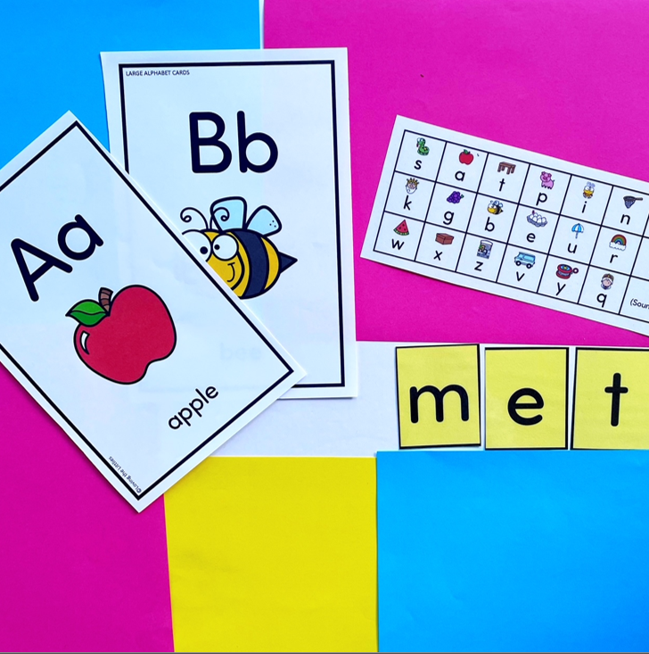 Small Reading Group Lessons for Kindergarten | Unit 1 CVC Words SOR Aligned