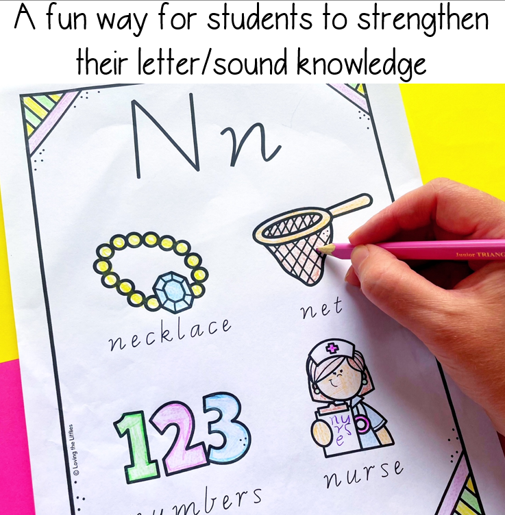 Alphabet Colouring Pages | All Australian fonts