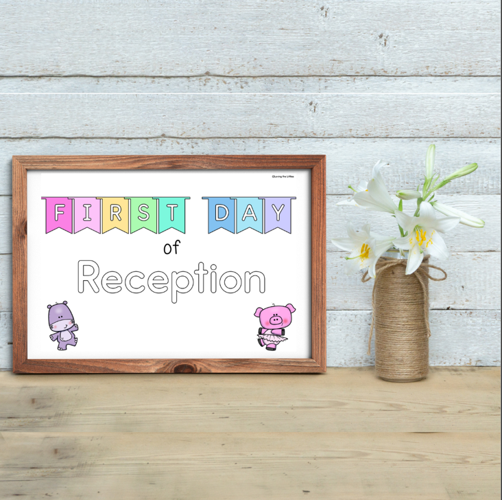 First and Last Day of Prep/Kindergarten Signs
