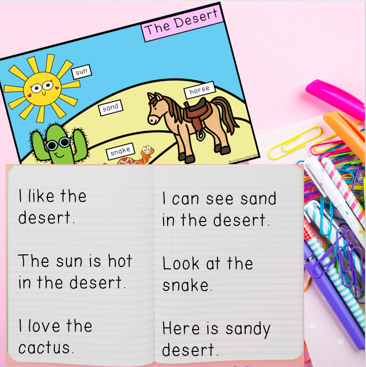 Sample Labelled Picture Writing Prompt