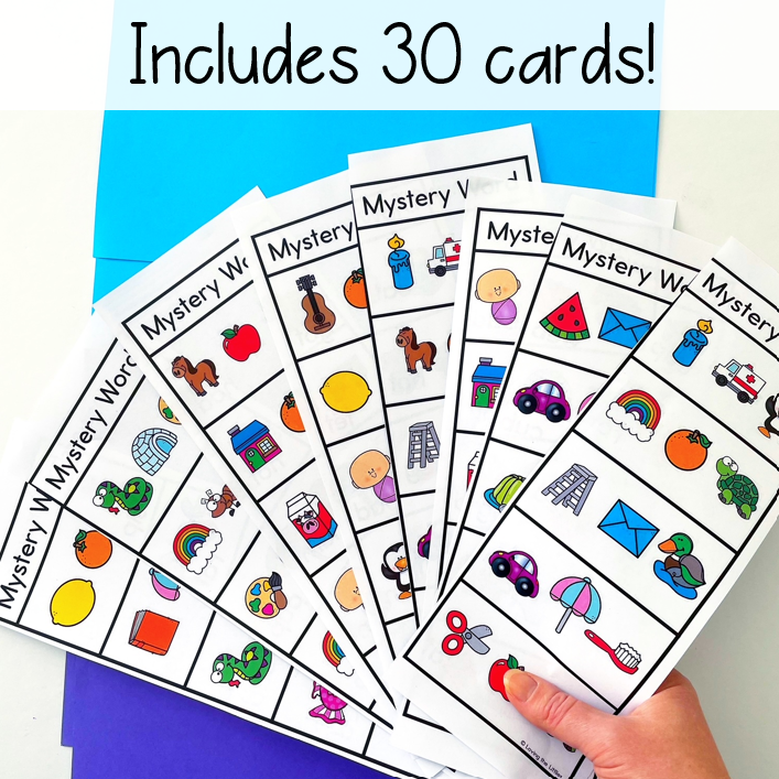 Mystery CVC Words | Decodable Words Activity