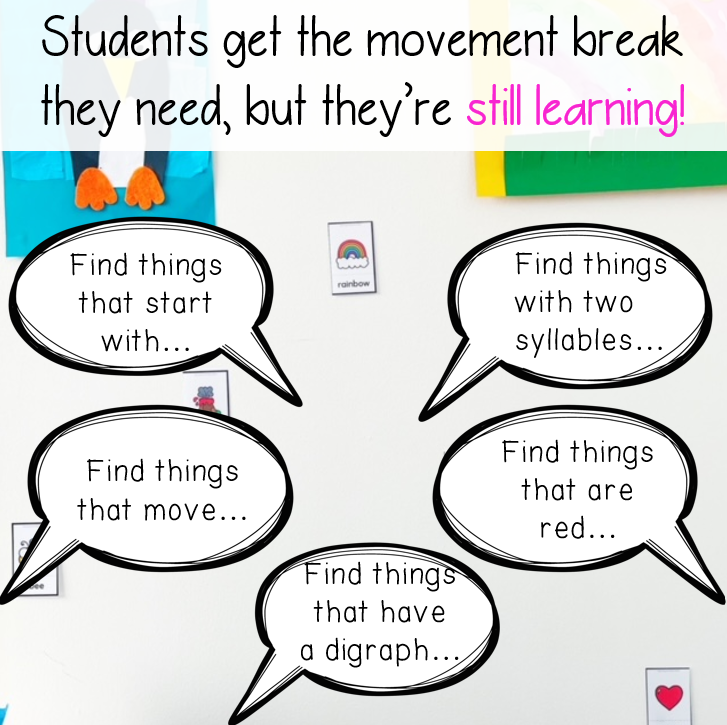Brain Breaks for Prep/Kindergarten | Movement Breaks