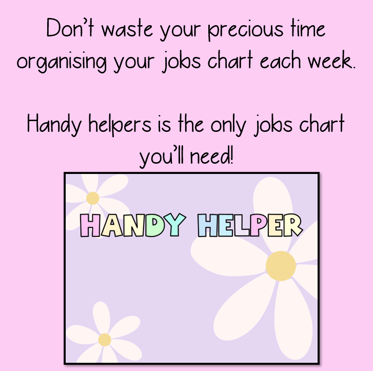 Handy Helpers | Classroom Jobs | Pastel Job Chart Display