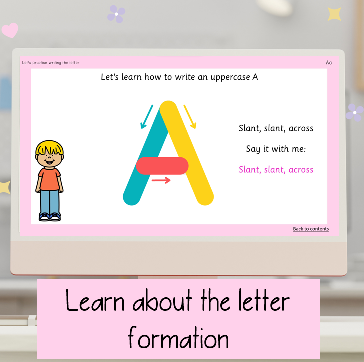 Alphabet Phonics Slides | Digital Alphabet Letter Sound PowerPoint