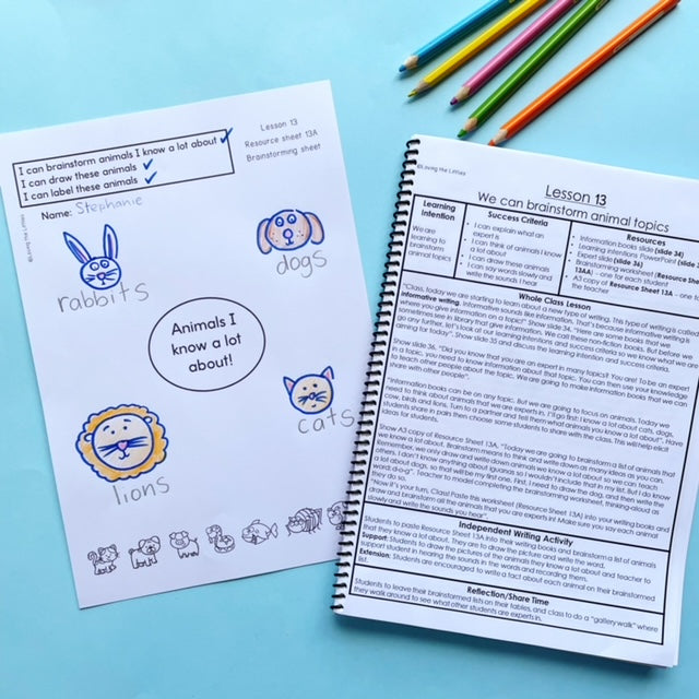 Term 4 Writing Unit for Prep/Kindergarten | Lesson Plans | Narratives Informative Writing Poetry
