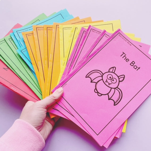 Decodable CVC Word Readers | Home Reading | Short Vowel Decodable Books