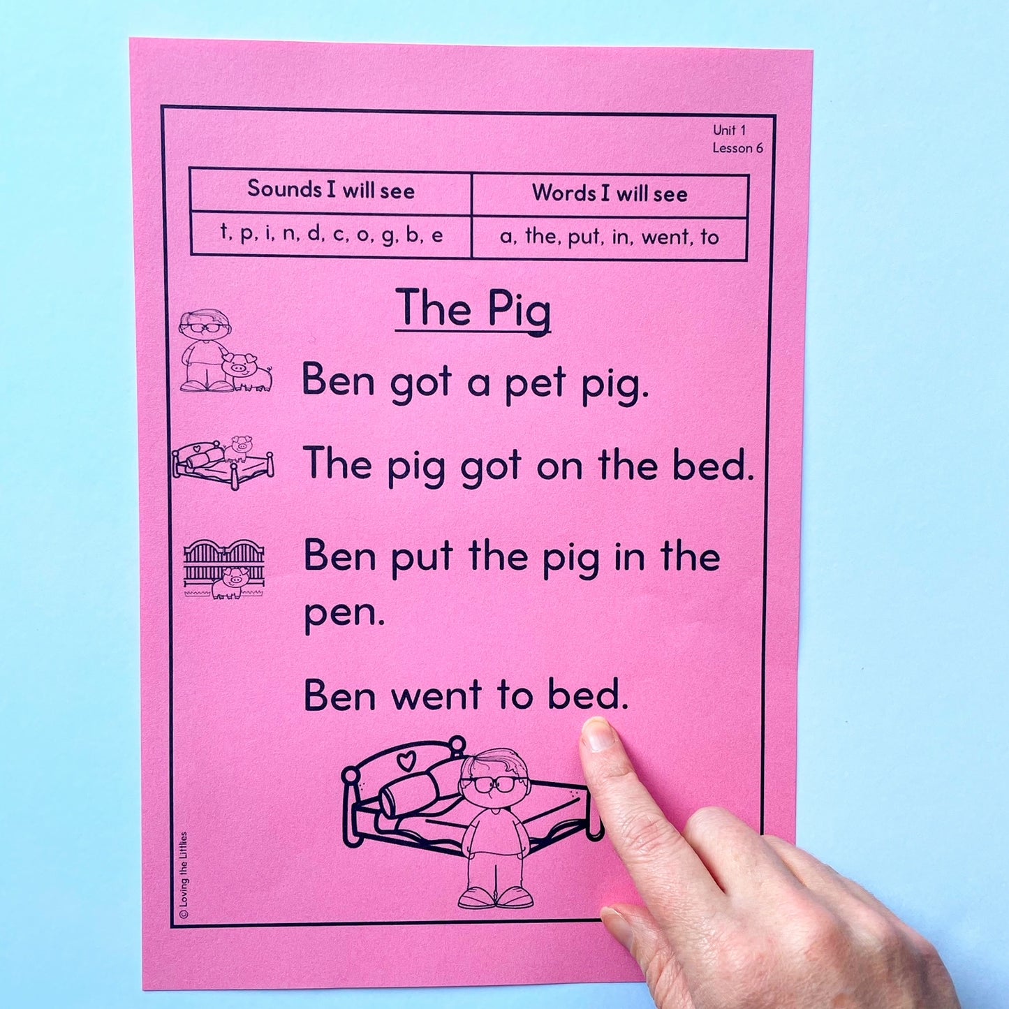 Small Reading Group Lessons for Kindergarten | Unit 1 CVC Words SOR Aligned