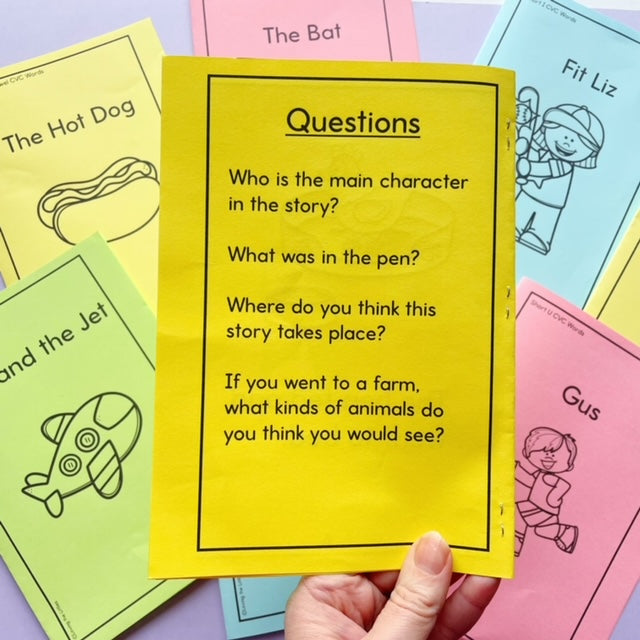 Decodable CVC Word Readers | Home Reading | Short Vowel Decodable Books