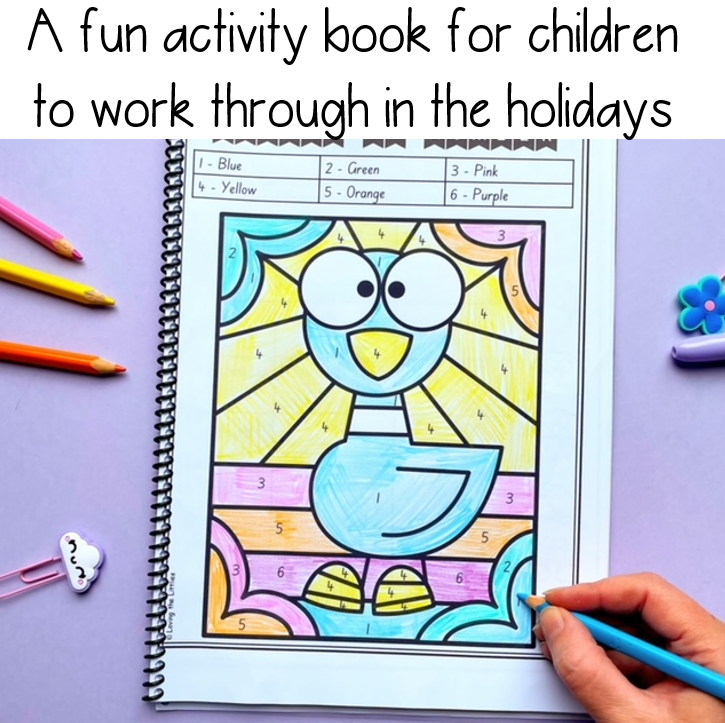 School Holiday Workbook for Prep/Kindergarten