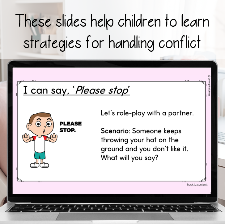Conflict Resolution Strategies | SEL PowerPoint for lower primary