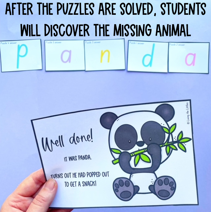 The Case of the Missing Zoo Animal |Reading Spelling CVC Words Mystery