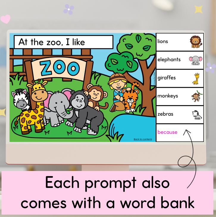 Digital Writing Prompts | No Prep Writing Slides PowerPoint