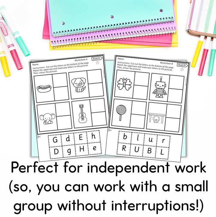 Build It! Alphabet | Letter Sound Match | Uppercase & Lowercase Activity for Prep/Kindergarten