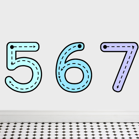 Number Formation Posters | Digits 0-20 Finger Tracing