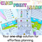 Click Print Learn | Prep/Kindergarten Year-Long No Prep Literacy Activities | Phonics Reading Spelling