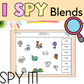 Spy It! Prep/Kindergarten I Spy Words with Blends | CCVC and CVCC Words Reading Activity