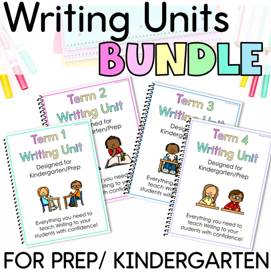 Kindergarten Writing Units Bundle | Writing Curriculum | Lesson Plans & Resources