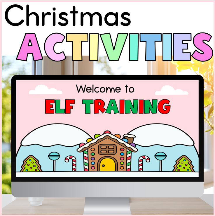 Foundation Kindergarten Christmas Activities | Elf Training Slides & Worksheets