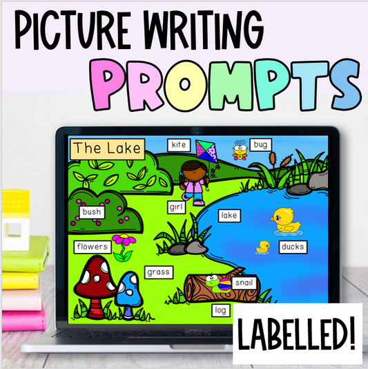 Labelled Picture Writing Prompts for Kindergarten