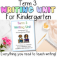 Term 3 Writing Unit for Prep/Kindergarten