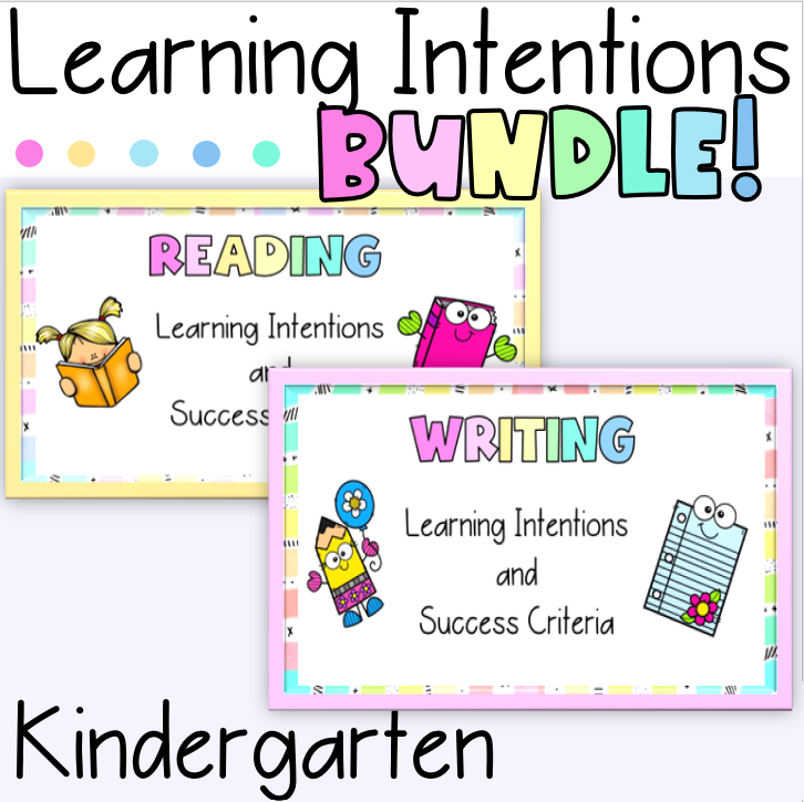 Learning Intentions Bundle | PowerPoints and Slips