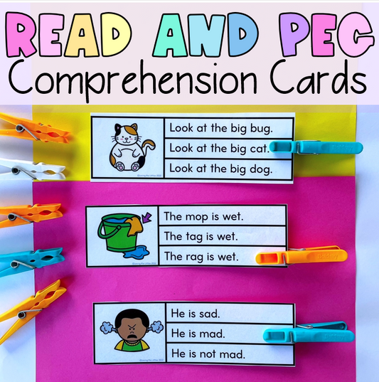 Read and Peg Decodable Sentences