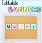 Pastel Editable Classroom Banners