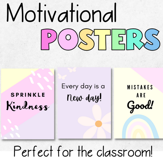 Motivational Posters for the Classroom