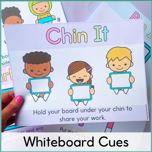 Classroom Management Bundle Mini Whiteboard Cues, Classroom Expectation Slides