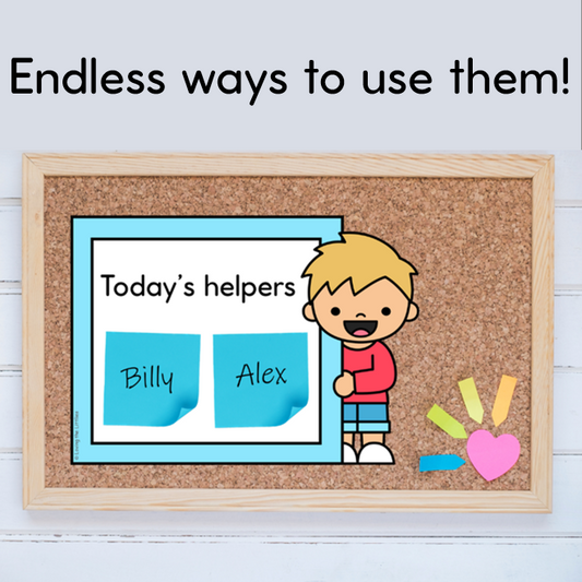 Editable Classroom Signs | Customizable Posters for Routines and Reminders