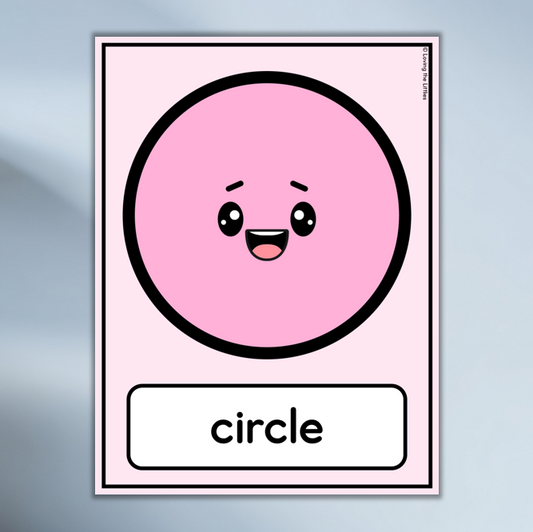 Cute 2D Shape Posters for Classroom