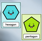 Cute 2D Shape Posters for Classroom