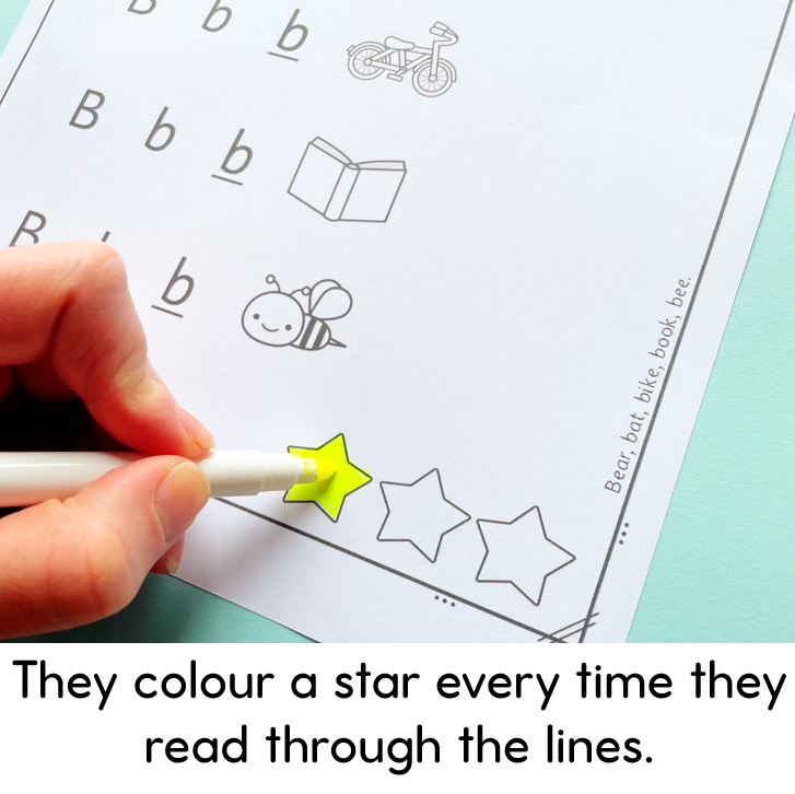 Read It! Kindergarten Letter Sound Mastery Worksheets | Alphabet Fluency Practice