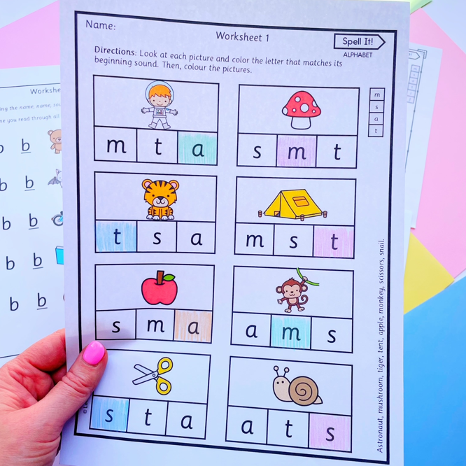 Alphabet Bundle | Phonics Activities for Teaching Letters and Sounds