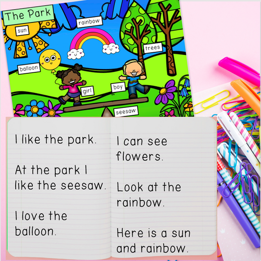 Labelled Picture Writing Prompts for Kindergarten