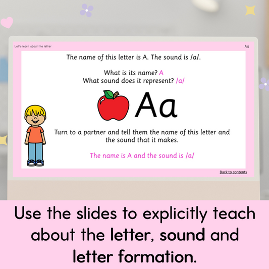 Phonics Slides and Alphabet Book Bundle