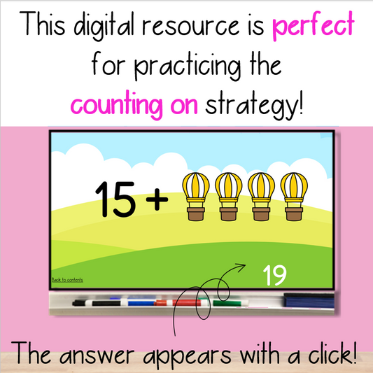 Counting On Addition PowerPoint | Kindergarten Addition