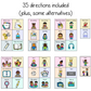 Visual direction cards | Editable visual instructions | Cards with pictures