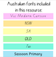 Sentence Starters for Kindergarten | All Australian fonts