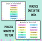 Digital Calendar Work | Calendar Maths for Kindergarten