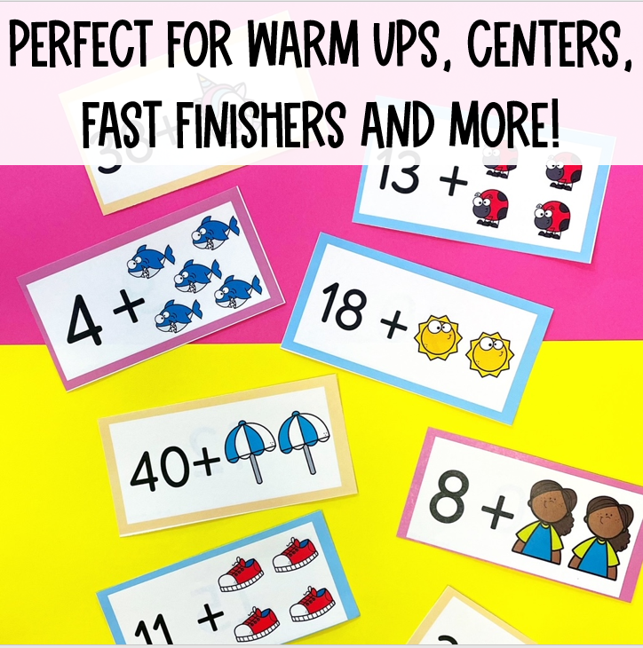 Counting On Addition Cards