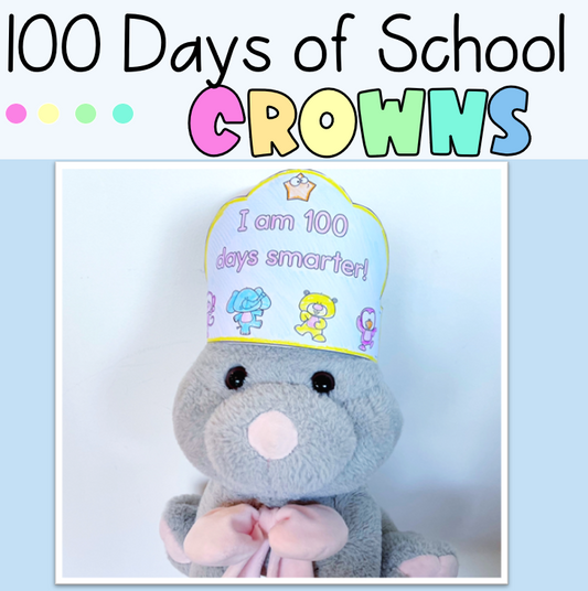 100th Day of School Crown | 100 days of school freebie
