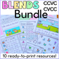 Blends Bundle | No Prep CCVC & CVCC Reading & Spelling Activities