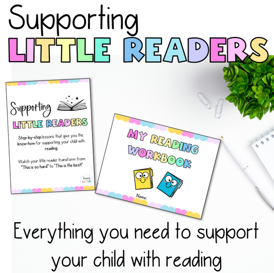 Supporting Little Readers Pack | Help your child with reading | A pack made for parents and guardians