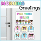 Morning Greeting Cards & Banner Set | Classroom Door Greetings