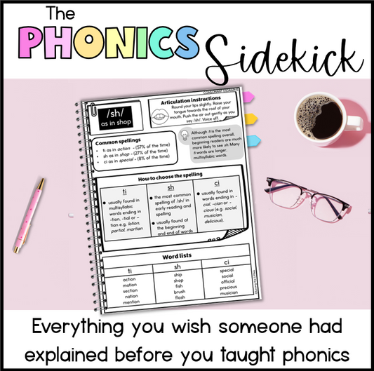 The Phonics Sidekick | Australian Phonics Reference Handbook | Foundation–Year 2