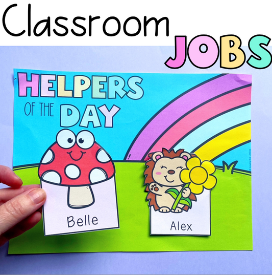 Classroom Jobs | Helper of the Day | Handy Helpers Jobs Chart Display